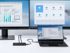 O Anker 364 USB-C Hub suporta displays duplos 4K. (Fonte da imagem: Anker)