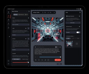 Apple iPad Pro M5 executando aplicativos de IA e criativos, destacando o desempenho aprimorado da GPU e da IA do chip M5 (Fonte da imagem: Apple)
