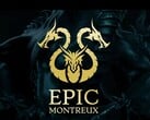 Arte visual principal para o festival Epic Montreux 2027 da Helvepic.