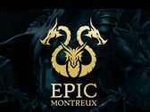 Arte visual principal para o festival Epic Montreux 2027 da Helvepic.
