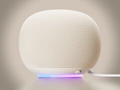 O alto-falante Google Home está disponível em quatro cores, incluindo “Porcelana”.