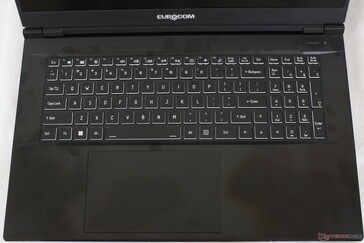 Layout de teclado semelhante ao do Raptor X15