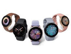 O Galaxy Watch Active 2 é um dos dois smartwatches Samsung a receber novas funcionalidades este mês. (Fonte de imagem: Samsung)