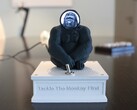 Graças à moderna tecnologia e ao Raspberry Pi, um gorila impresso em 3D pode agora recitar Shakespeare em um pedestal (Imagem: YamS1)
