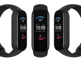 A Amazfit Band 5 vem em preto à meia-noite. (Fonte da imagem: Amazfit - editado)
