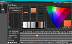 ColorChecker após a calibração