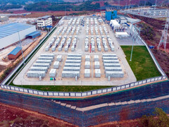 Estação de armazenamento de energia de bateria híbrida de sódio-lítio. (Fonte da imagem: Xinhua)