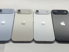 O &quot;iPhone 17 Air&quot; na natureza. (Fonte da imagem: Sonny Dickson)