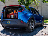 O porta-malas do Fisker PEAR é cuidadosamente guardado nos painéis da carroceria, em vez de se abrir como um porta-malas tradicional. (Fonte da imagem: Fisker)