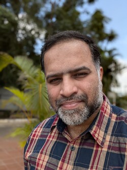 Selfie no modo Retrato