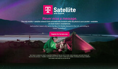 O serviço T-Satellite com Starlink da T-Mobile está quase sendo lançado. (Fonte da imagem: T-Mobile)