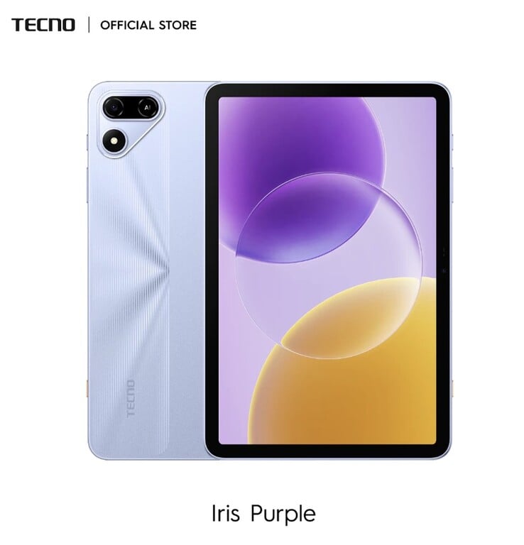 O Tecno Megapad SE 2 na cor Iris Purple.