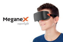 A Shiftall anuncia o headset de RV superleve MeganeX com duas telas OLED de 2560x2560 120 Hz. (Fonte: Shiftall)