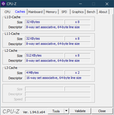 Caches CPU-Z (AMD)