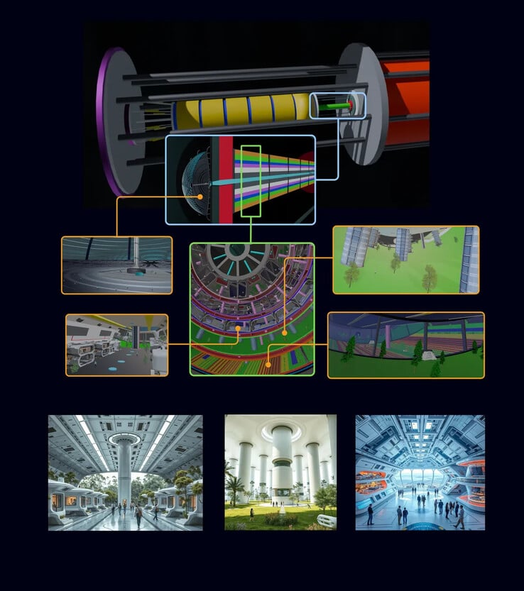 Uma imagem mostrando o interior da nave espacial Chrysalis. (Fonte da imagem: Giacomo Infelise, Veronica Magli, Guido Sbrogio, Nevenka Martinello e Federica Chiara Serpe)