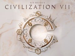 Imagem oficial de Sid Meier's Civilization VII, mostrando o emblema central do jogo de estratégia.