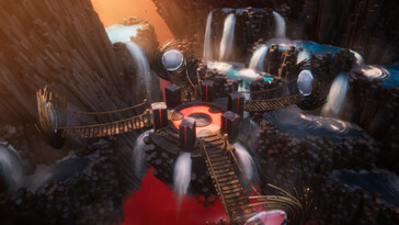 Uma imagem mostrando um ambiente no Dreamscaper.