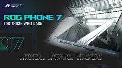 O ROG Phone 7 está a caminho. (Fonte: Asus)