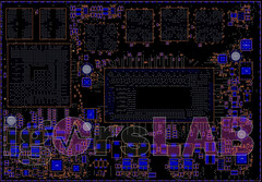 Layout da placa Intel Xe-HPG DG2. (Fonte da imagem: Igor&#039;sLAB)
