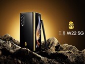 O Galaxy W22 5G suporta uma caneta S personalizada. (Fonte da imagem: Samsung)