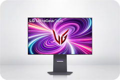 O LG 32GS95UE possui um modo de taxa de atualização dupla e é, sem dúvida, o melhor monitor para jogos de 2024 (Fonte da imagem: LG).