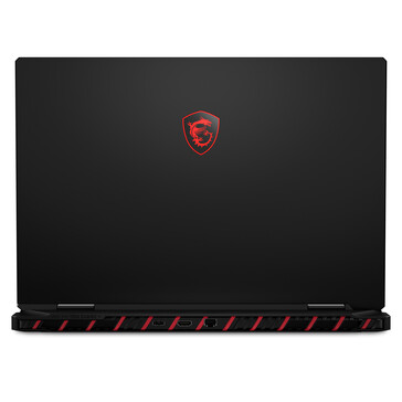 Traseira do MSI Raider 18 HX (imagem via MSI)