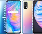 O Realme Q2 e o Q2 Pro podem suportar conexões 5G graças ao SoC Dimensity 800U. (Fonte da imagem: Realme/GSMArena - editado)