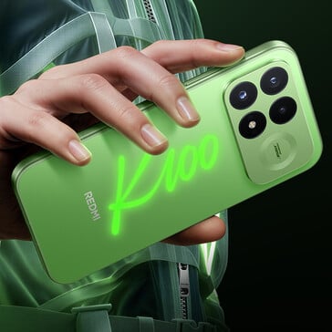 A versão na cor verde do Redmi K100 Pro.