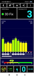 Sinal de GPS (ao ar livre)