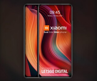 Telefone Xiaomi dual side-slider render. (Fonte da imagem: LetsGoDigital)