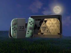 Console Switch 2 comemorativo dos 40 anos de Zelda é visto em Hyrule