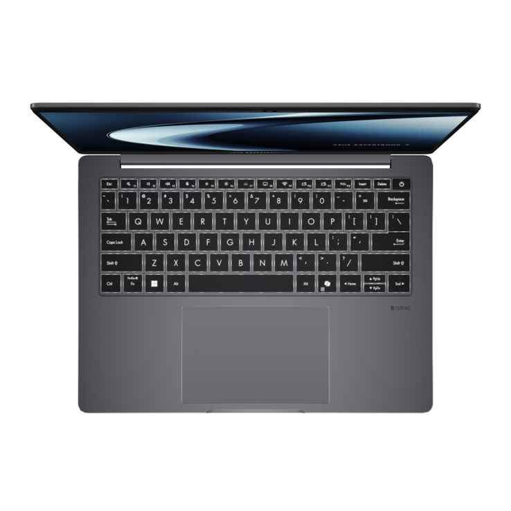 Teclado do Asus ExpertBook P3 (fonte da imagem: Asus)