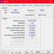 CPU-Z Speicher