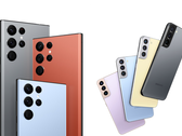 Os sites Galaxy S22, Galaxy S22+ e Galaxy S22 Ultra em suas exclusivas cores online. (Fonte de imagem: Samsung)