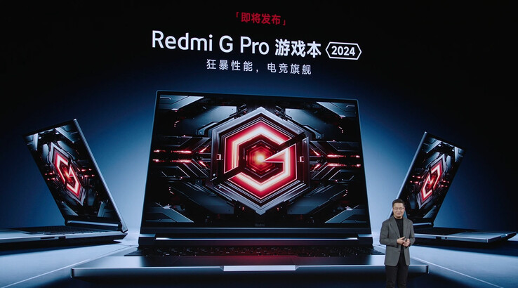 Imagem teaser do novo laptop no evento (Fonte da imagem: Xiaomi)
