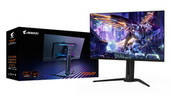 O AORUS FO32U2P será acompanhado por vários outros monitores para jogos OLED AORUS em breve. (Fonte da imagem: Gigabyte)