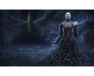 Uma imagem promocional do videogame Clive Barker's Hellraiser: Revival mostrando Pinhead em pé no labirinto. (Fonte da imagem: PlayStation Blog)