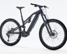 A Decathlon Rockrider E-FEEL 900S Team Edition é uma eMTB de suspensão total. (Fonte da imagem: Decathlon)