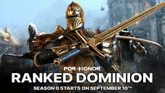 Uma imagem anunciando a 0ª Temporada de classificação do For Honor