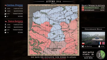 Na foto: uma captura de tela do jogo “Over The Top: WWI”.