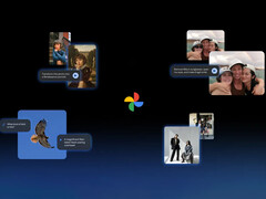 O Google introduziu um punhado de recursos com tecnologia de IA no aplicativo Fotos. Imagem: uma imagem promocional dos novos recursos. (Fonte da imagem: Google - editado)