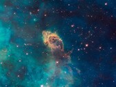 Uma imagem mostrando a Nebulosa Carina.