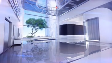 Na imagem: uma captura de tela de gameplay de Mirror's Edge Catalyst.