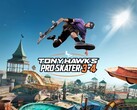 Imagem oficial do jogo Tony Hawk's Pro Skater 3+4 (Fonte da imagem: Nintendo)
