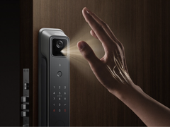 A Smart Door Lock 4 Pro Dual Camera Edition da Xiaomi (na foto) chegou à China. (Fonte da imagem: Xiaomi)