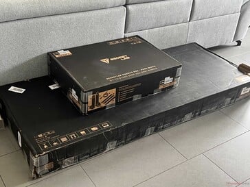 O MAGNUS Pro XL é enviado em duas caixas.