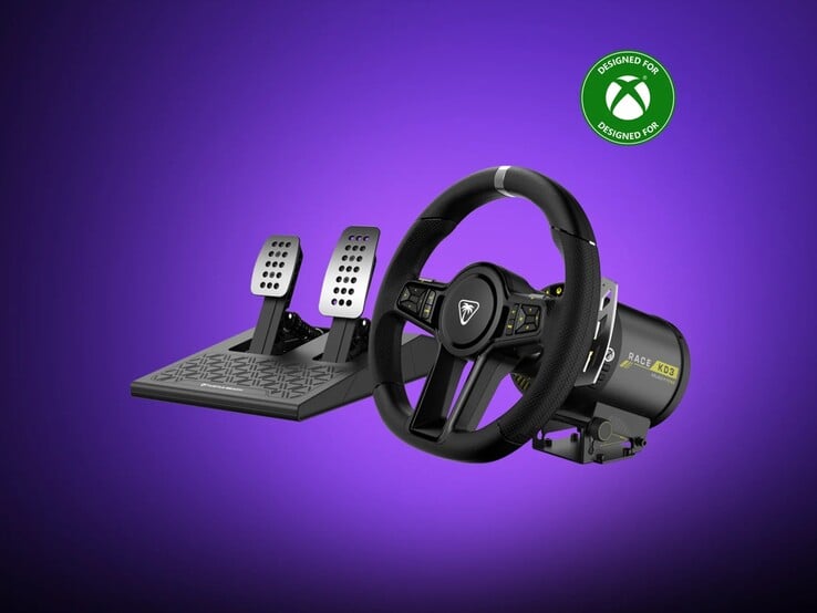 Sistema de rodas e pedais Turtle Beach VelocityOne Race KD3. (Fonte da imagem: Turtle Beach)