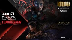 O FSR 3 estará disponível em todas as GPUs das séries Radeon RX 590 e GeForce GTX 10. (Fonte da imagem: AMD)