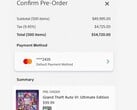 A janela de finalização da compra do suposto GTA VI pelo revendedor