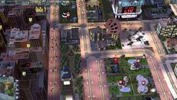 Na foto: uma captura de tela do jogo City Life 2008.